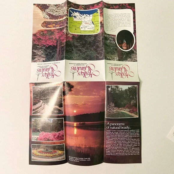 Vintage Lot of 4 Louisiana Brochures  Hodges Gardens Natchitoches Vernon Parish - Picture 9 of 16